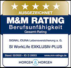 Siegel Berufsunfähigkeitsschutz M&M Rating WBK Bramsche